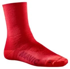 Chaussettes Mavic Essential Thermo Haute Rouge