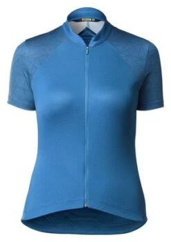 Maillot Manches Courtes Femme Mavic Sequence Mykonos Bleu