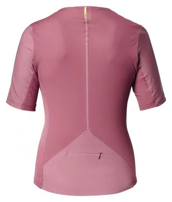 Maillot Manches Courtes Femme Mavic Echappee Rose 2 Maillot Manches Courtes Femme Mavic Echappee Rose - Image 2